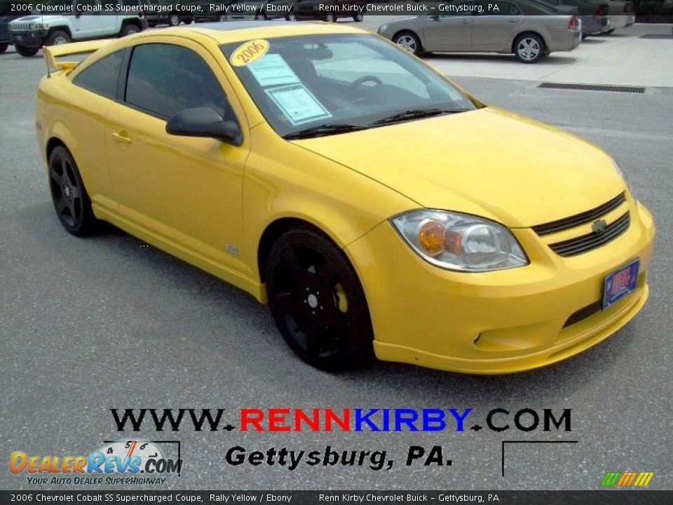 2006 Chevrolet Cobalt SS Supercharged Coupe Rally Yellow / Ebony Photo #1