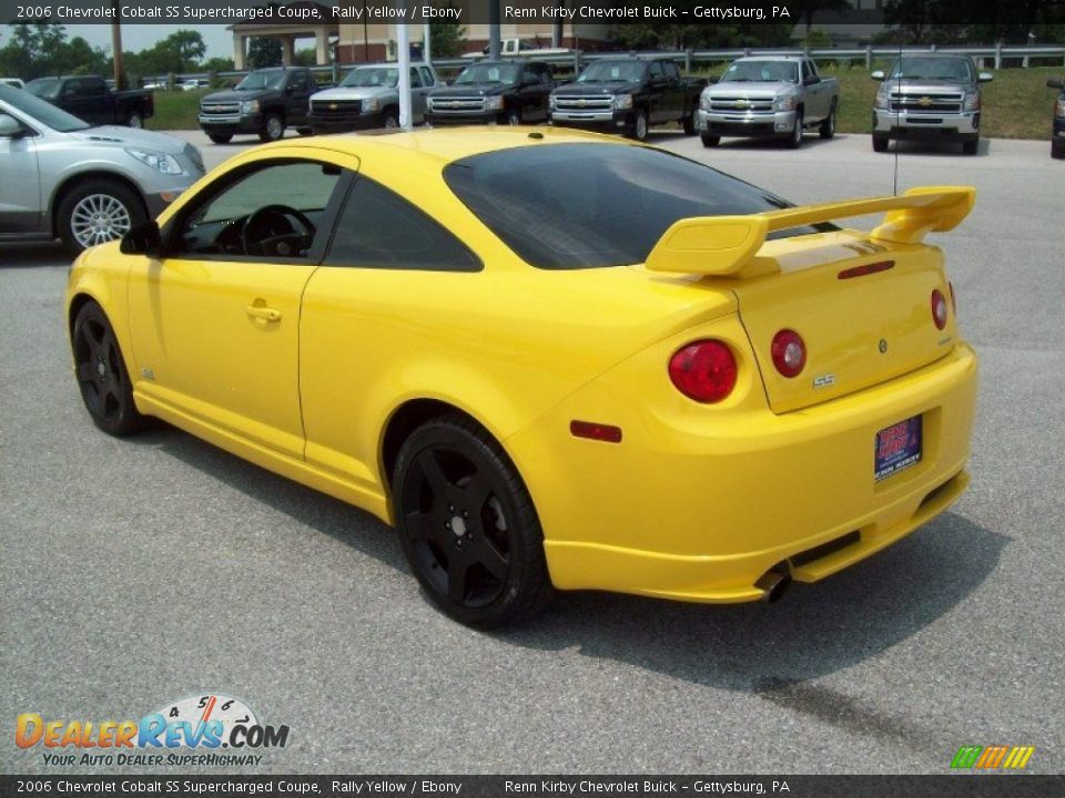 2006 Chevrolet Cobalt SS Supercharged Coupe Rally Yellow / Ebony Photo #2