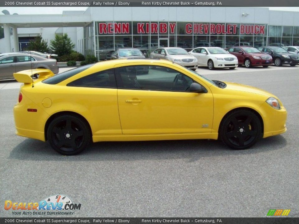 2006 Chevrolet Cobalt SS Supercharged Coupe Rally Yellow / Ebony Photo #3