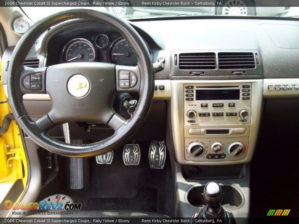 2006 Chevrolet Cobalt SS Supercharged Coupe Rally Yellow / Ebony Photo #8