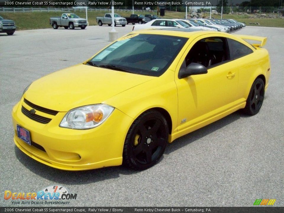 2006 Chevrolet Cobalt SS Supercharged Coupe Rally Yellow / Ebony Photo #10
