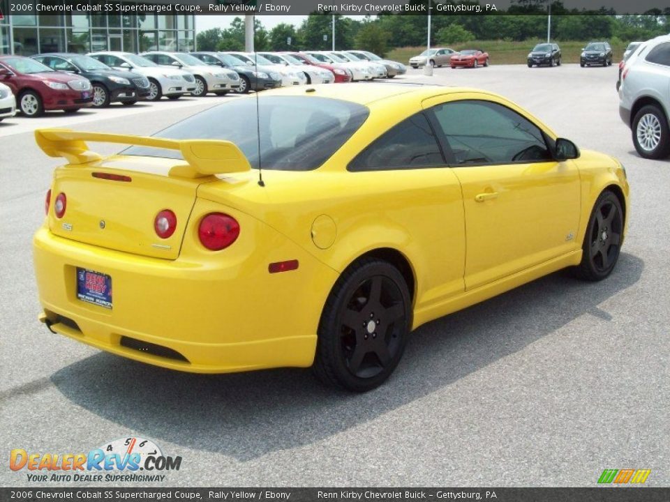 2006 Chevrolet Cobalt SS Supercharged Coupe Rally Yellow / Ebony Photo #11