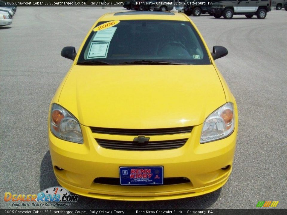 2006 Chevrolet Cobalt SS Supercharged Coupe Rally Yellow / Ebony Photo #13
