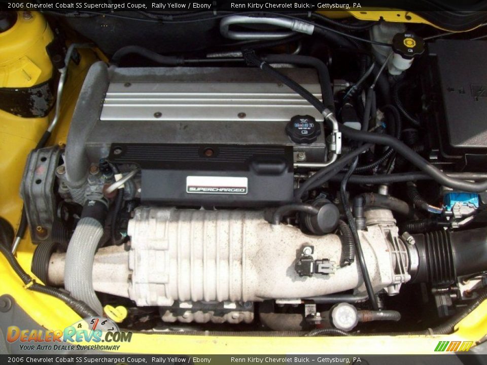 2006 Chevrolet Cobalt SS Supercharged Coupe Rally Yellow / Ebony Photo #15