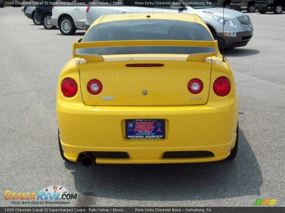 2006 Chevrolet Cobalt SS Supercharged Coupe Rally Yellow / Ebony Photo #16