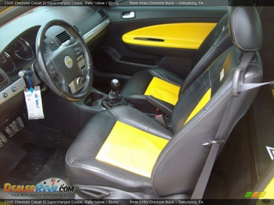 2006 Chevrolet Cobalt SS Supercharged Coupe Rally Yellow / Ebony Photo #18