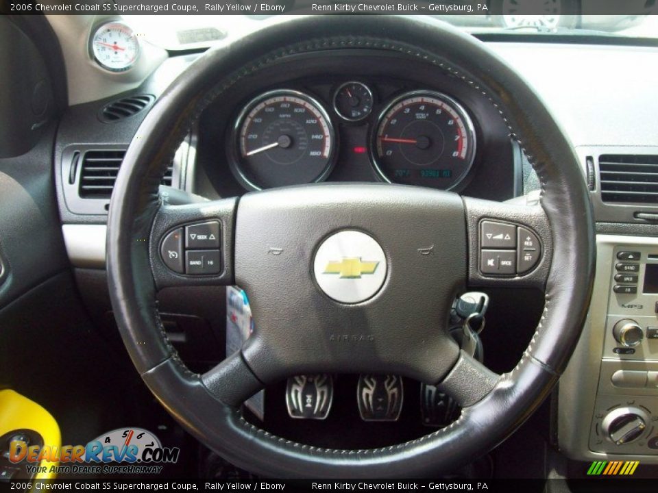 2006 Chevrolet Cobalt SS Supercharged Coupe Rally Yellow / Ebony Photo #23