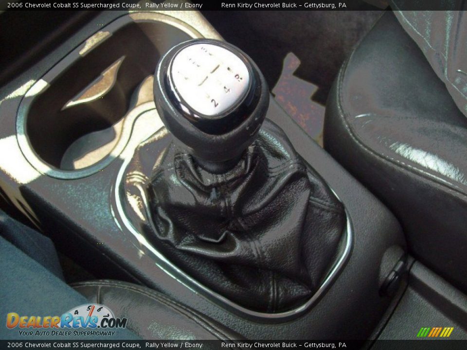 2006 Chevrolet Cobalt SS Supercharged Coupe Rally Yellow / Ebony Photo #25