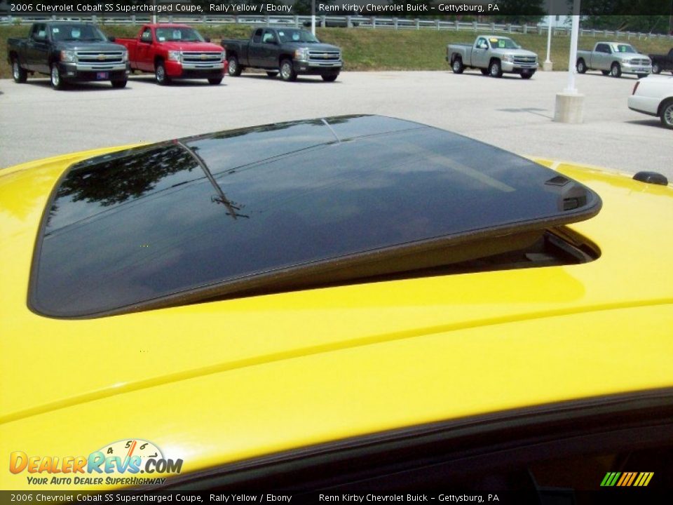 2006 Chevrolet Cobalt SS Supercharged Coupe Rally Yellow / Ebony Photo #30