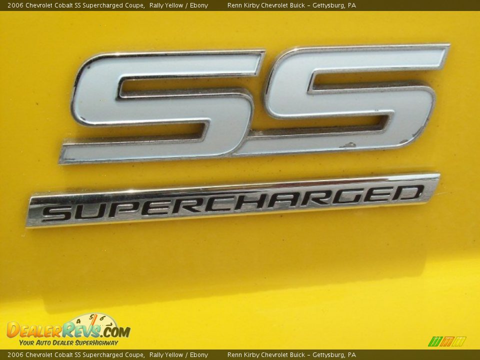 2006 Chevrolet Cobalt SS Supercharged Coupe Rally Yellow / Ebony Photo #32
