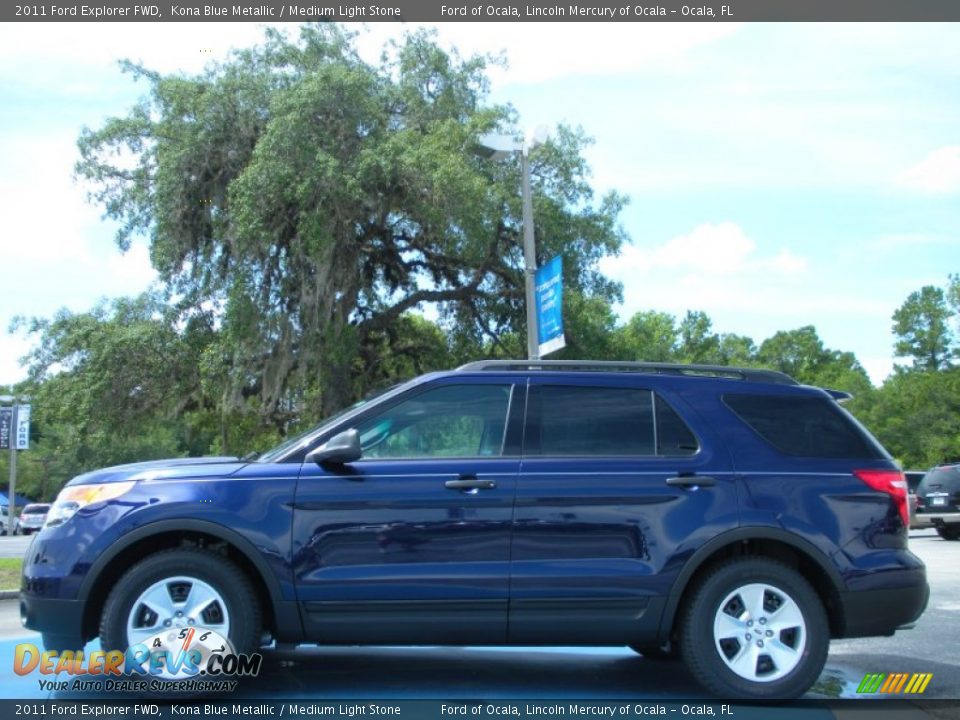 Kona Blue Metallic 2011 Ford Explorer FWD Photo #2