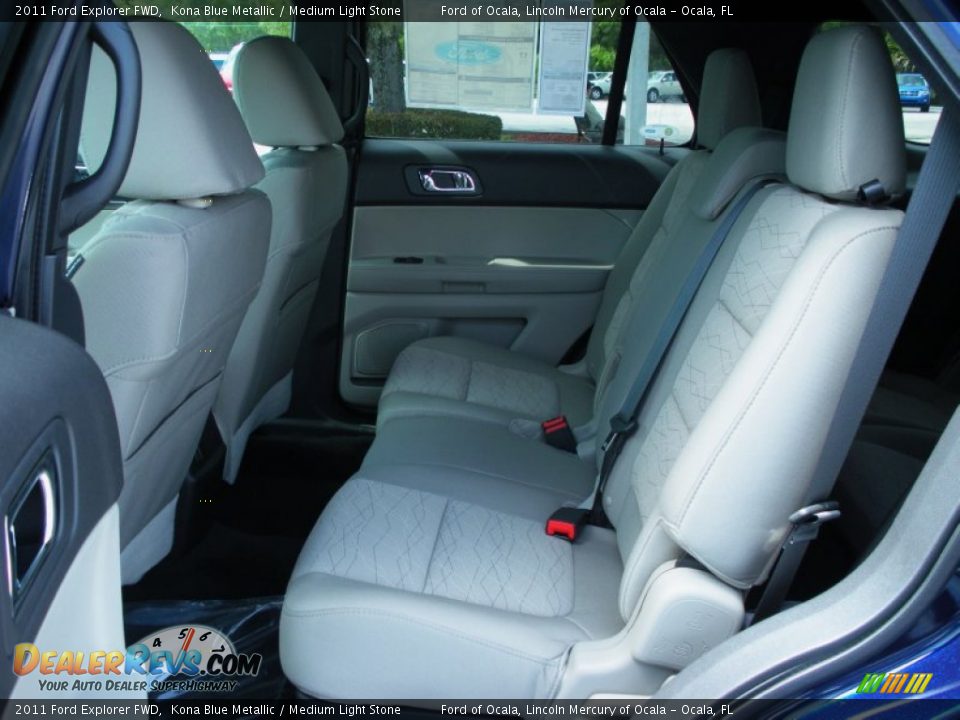 Medium Light Stone Interior - 2011 Ford Explorer FWD Photo #6