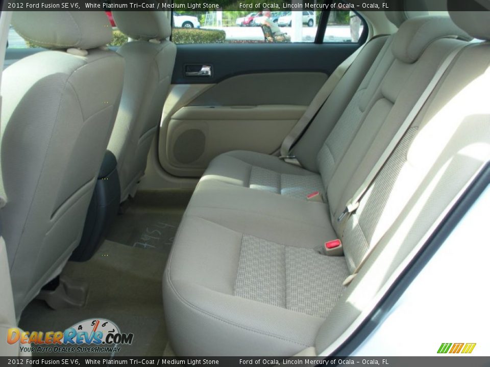 Medium Light Stone Interior 2012 Ford Fusion Se V6 Photo