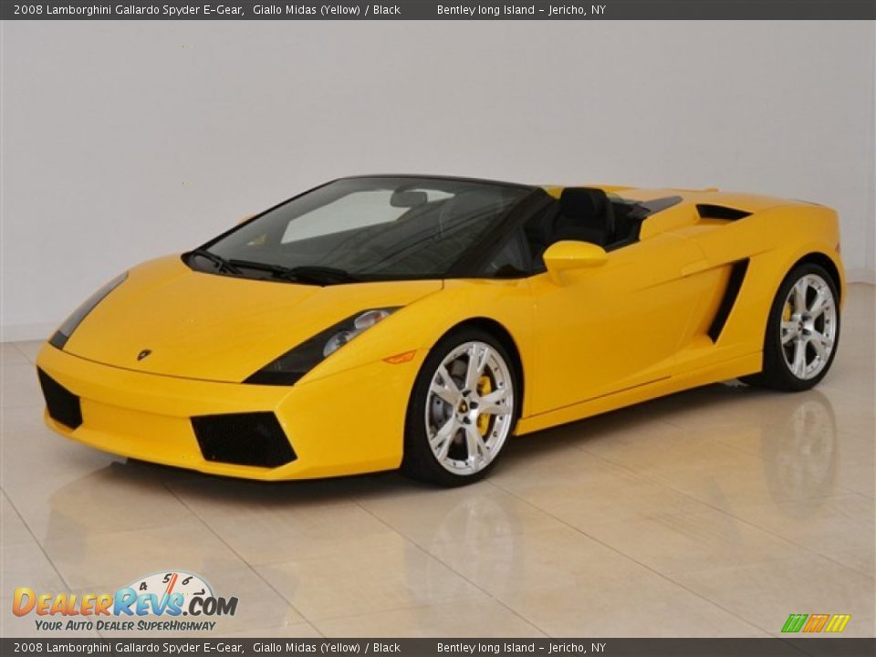 Giallo Midas (Yellow) 2008 Lamborghini Gallardo Spyder E-Gear Photo #1