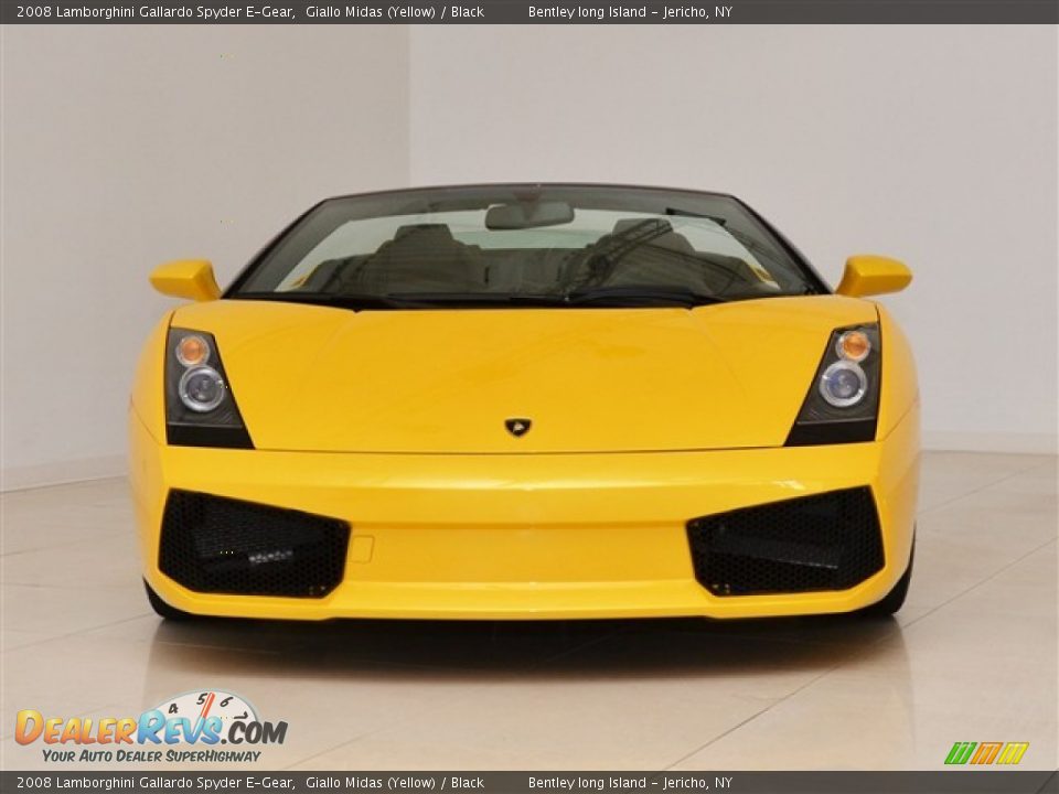 2008 Lamborghini Gallardo Spyder E-Gear Giallo Midas (Yellow) / Black Photo #3
