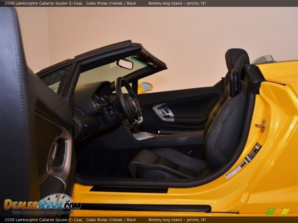 2008 Lamborghini Gallardo Spyder E-Gear Giallo Midas (Yellow) / Black Photo #20