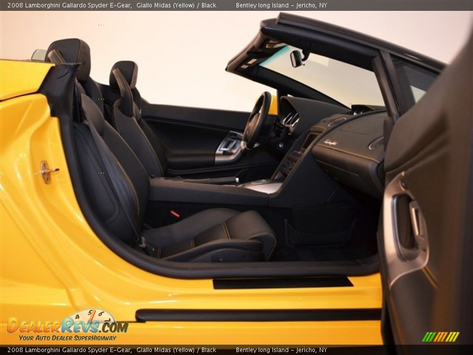 2008 Lamborghini Gallardo Spyder E-Gear Giallo Midas (Yellow) / Black Photo #23