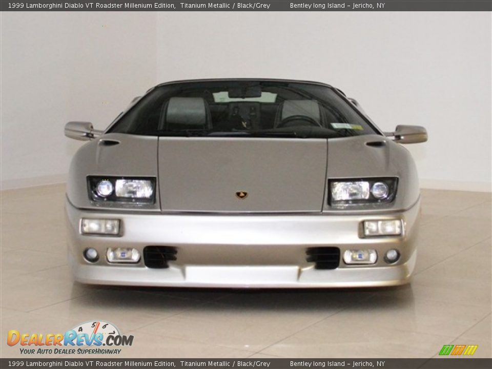 1999 Lamborghini Diablo VT Roadster Millenium Edition Titanium Metallic / Black/Grey Photo #3