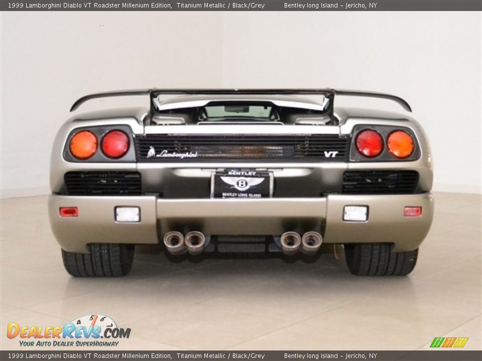 1999 Lamborghini Diablo VT Roadster Millenium Edition Titanium Metallic / Black/Grey Photo #6