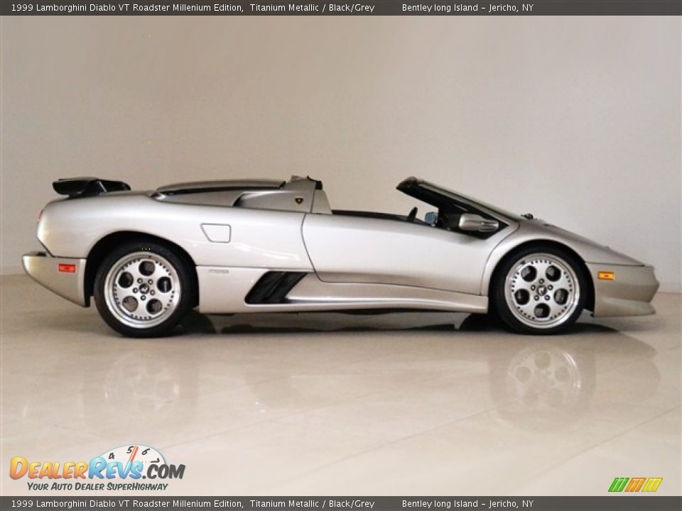 Titanium Metallic 1999 Lamborghini Diablo VT Roadster Millenium Edition Photo #8