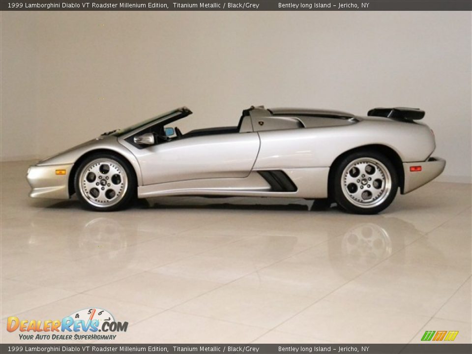 Titanium Metallic 1999 Lamborghini Diablo VT Roadster Millenium Edition Photo #9