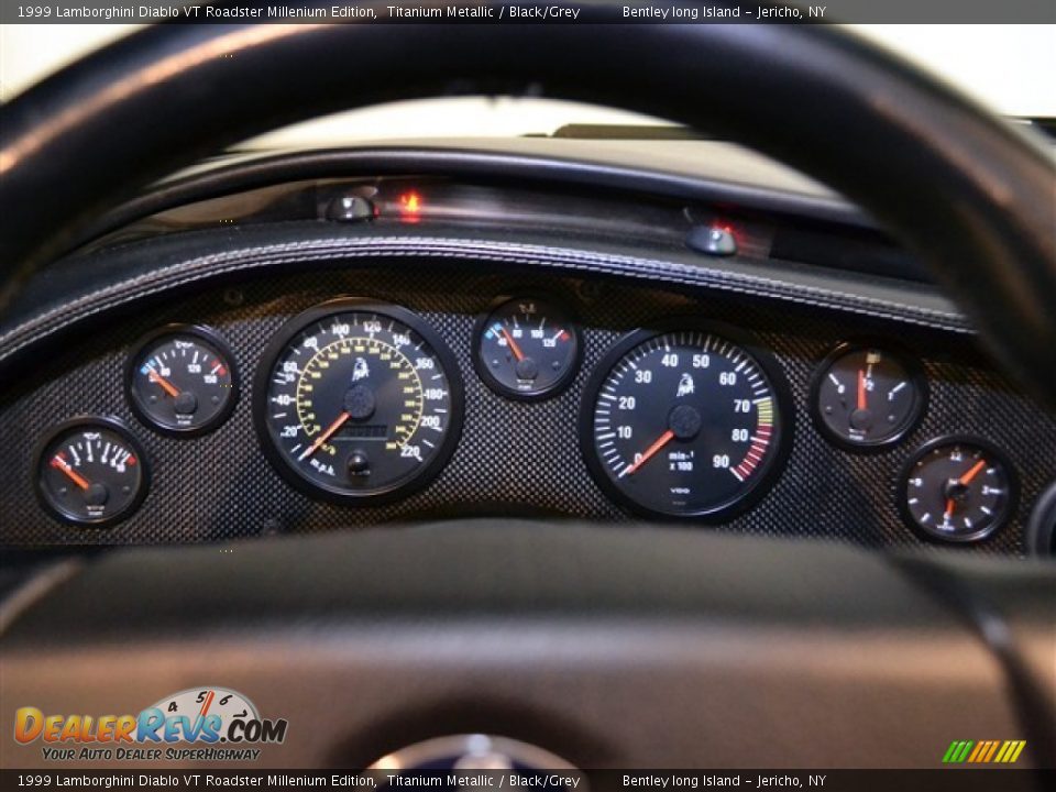 1999 Lamborghini Diablo VT Roadster Millenium Edition Gauges Photo #15