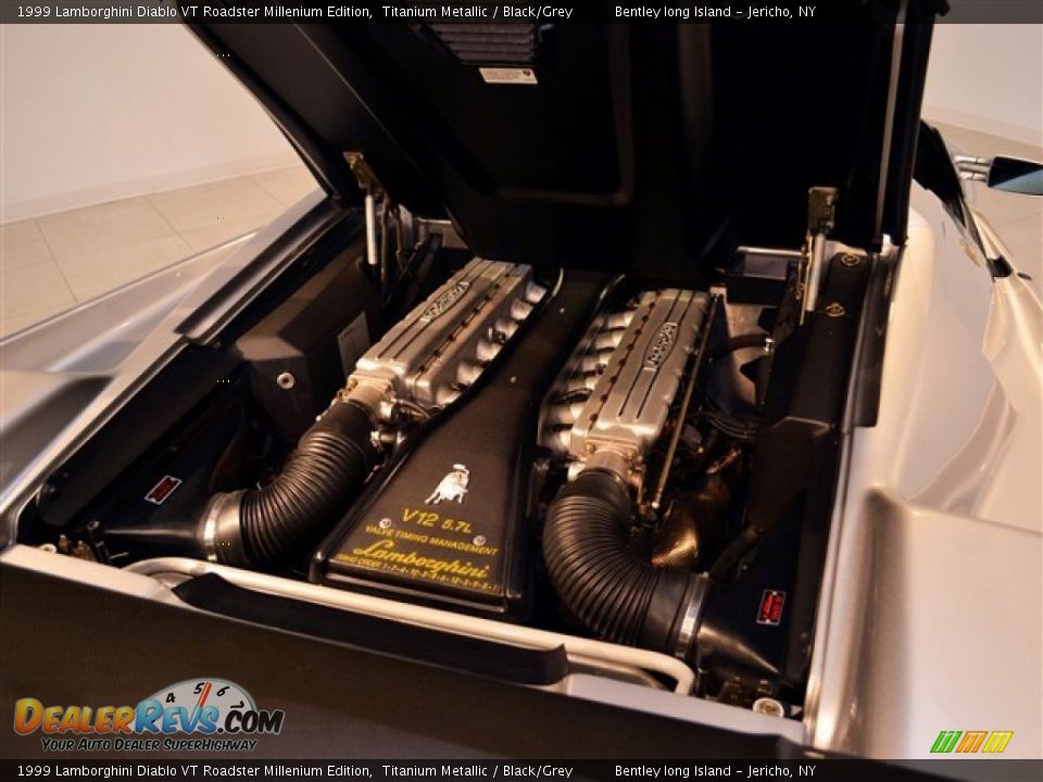 1999 Lamborghini Diablo VT Roadster Millenium Edition 5.7 Liter DOHC 48-Valve V12 Engine Photo #21