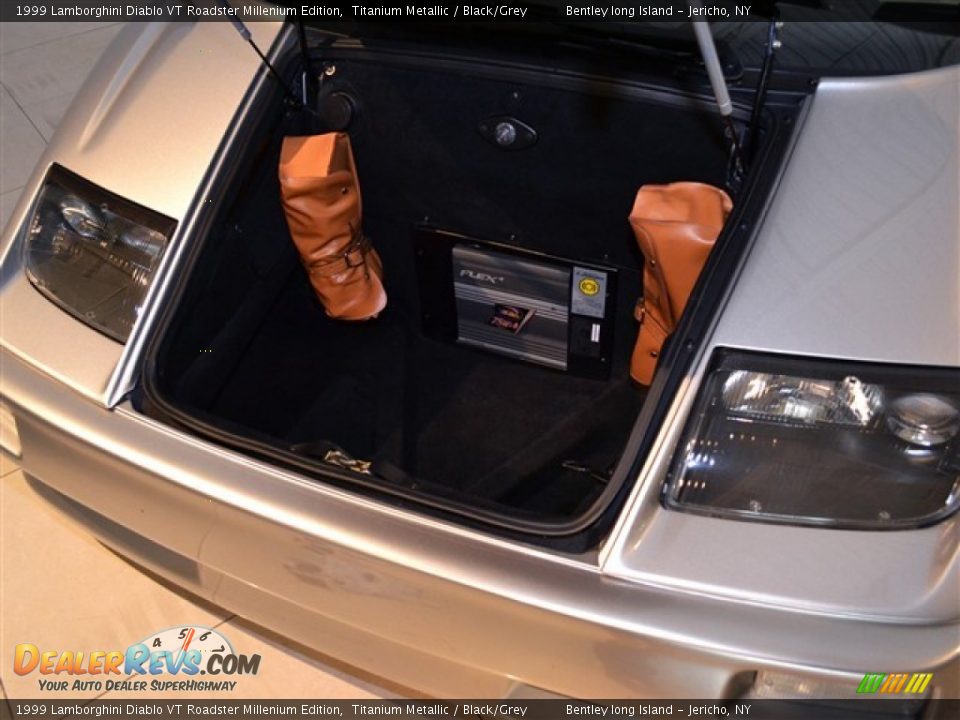 1999 Lamborghini Diablo VT Roadster Millenium Edition Titanium Metallic / Black/Grey Photo #22