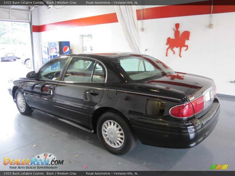 2003 Buick LeSabre Custom Black / Medium Gray Photo #2