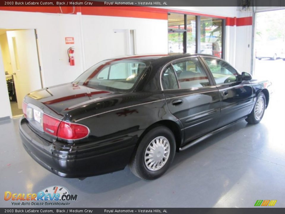 2003 Buick LeSabre Custom Black / Medium Gray Photo #4