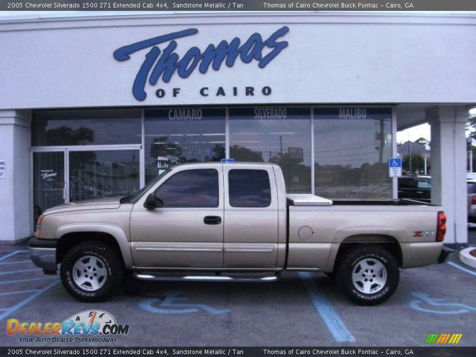 2005 Chevrolet Silverado 1500 Z71 Extended Cab 4x4 Sandstone Metallic / Tan Photo #1