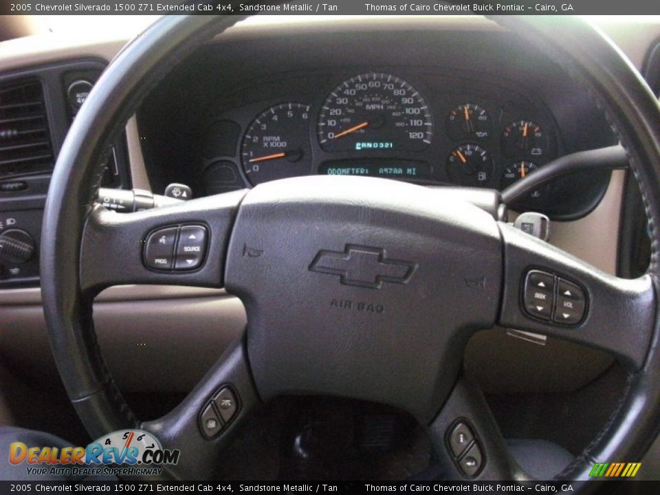 2005 Chevrolet Silverado 1500 Z71 Extended Cab 4x4 Sandstone Metallic / Tan Photo #11