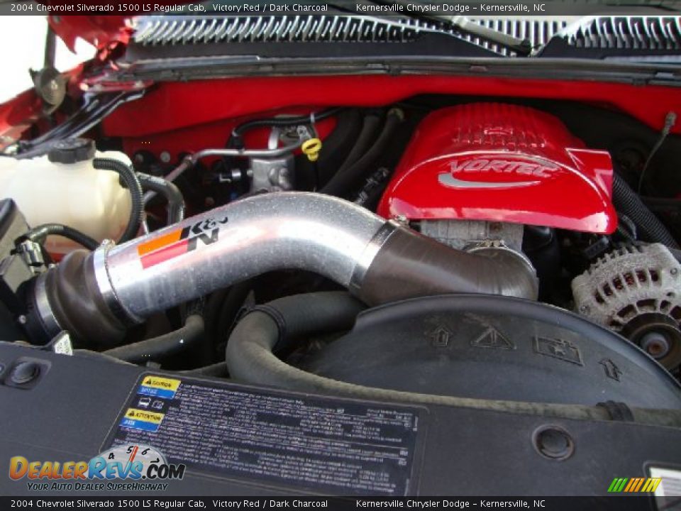 2004 Chevrolet Silverado 1500 LS Regular Cab 4.8 Liter OHV 16-Valve Vortec V8 Engine Photo #9