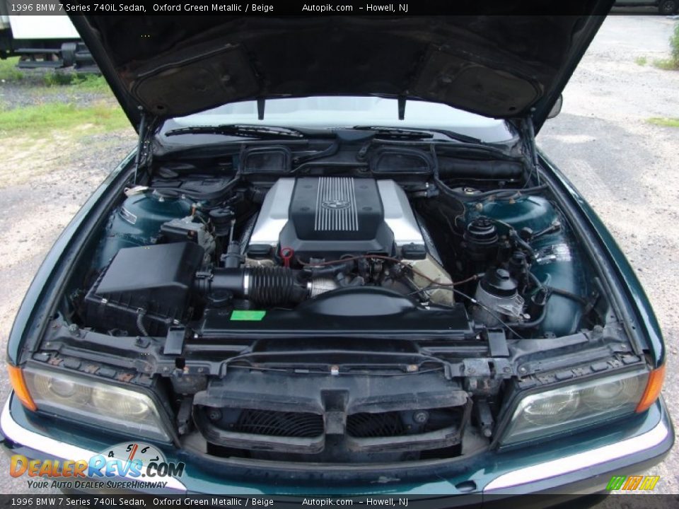 1996 BMW 7 Series 740iL Sedan 4.4 Liter DOHC 32-Valve V8 Engine Photo #9