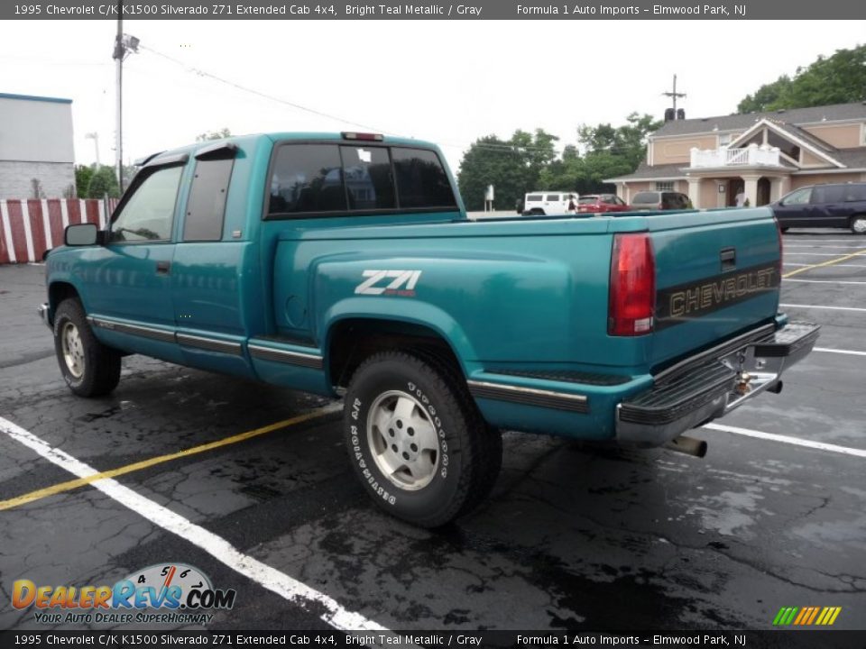 Bright Teal Metallic 1995 Chevrolet C/K K1500 Silverado Z71 Extended Cab 4x4 Photo #4