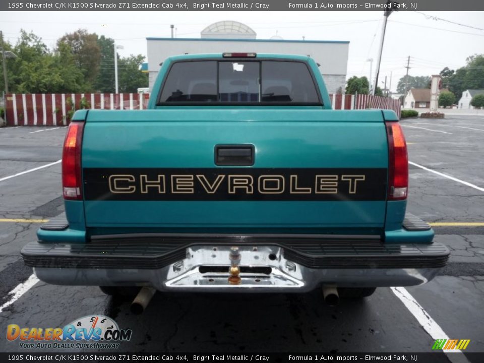 Bright Teal Metallic 1995 Chevrolet C/K K1500 Silverado Z71 Extended Cab 4x4 Photo #12