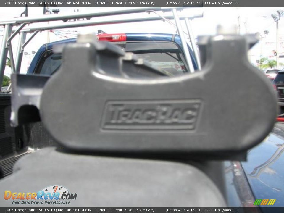 2005 Dodge Ram 3500 SLT Quad Cab 4x4 Dually Patriot Blue Pearl / Dark Slate Gray Photo #13
