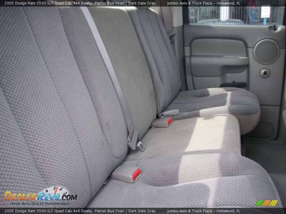 2005 Dodge Ram 3500 SLT Quad Cab 4x4 Dually Patriot Blue Pearl / Dark Slate Gray Photo #15