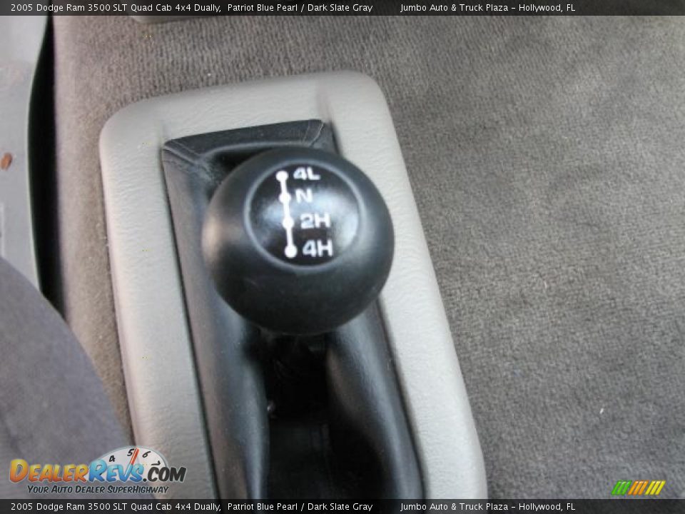 2005 Dodge Ram 3500 SLT Quad Cab 4x4 Dually Patriot Blue Pearl / Dark Slate Gray Photo #23