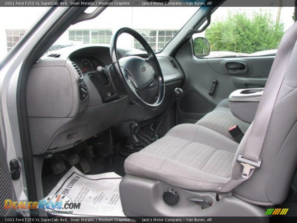 Medium Graphite Interior 01 Ford F150 Xl Supercab 4x4 Photo 5 Dealerrevs Com