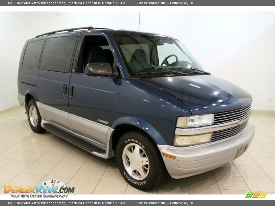 2000 Chevrolet Astro Passenger Van Medium Cadet Blue Metallic / Blue Photo #1