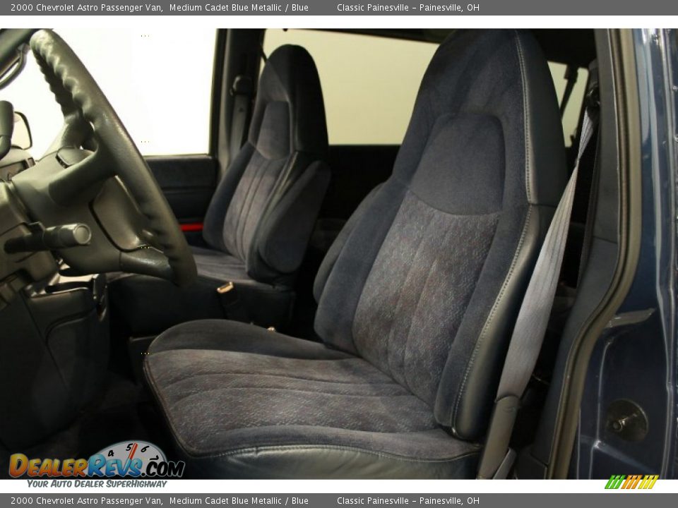 Blue Interior - 2000 Chevrolet Astro Passenger Van Photo #8