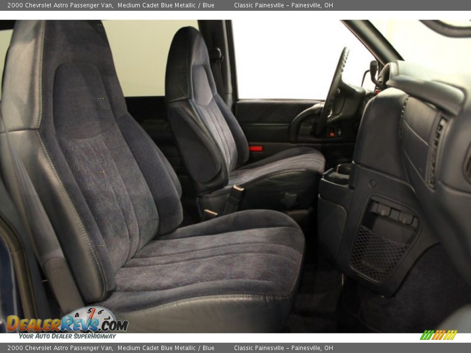 Blue Interior - 2000 Chevrolet Astro Passenger Van Photo #15