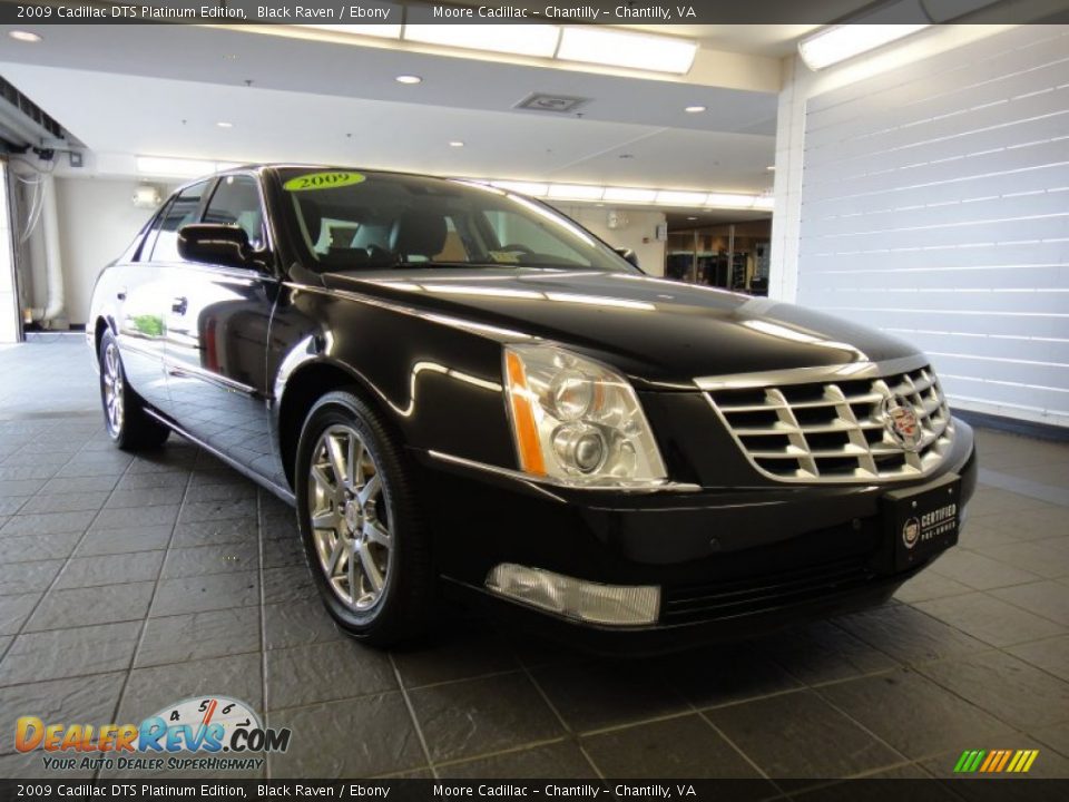2009 Cadillac DTS Platinum Edition Black Raven / Ebony Photo #1