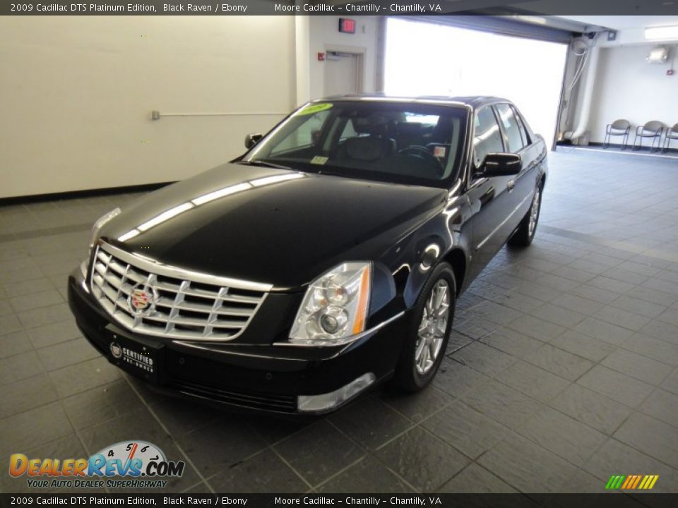 2009 Cadillac DTS Platinum Edition Black Raven / Ebony Photo #3