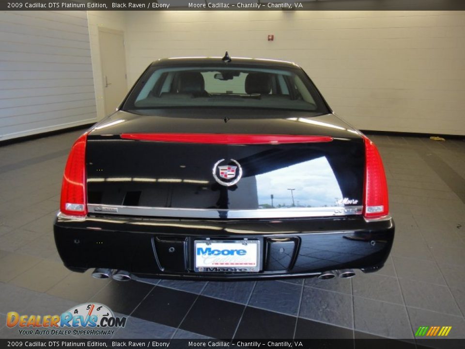 2009 Cadillac DTS Platinum Edition Black Raven / Ebony Photo #6
