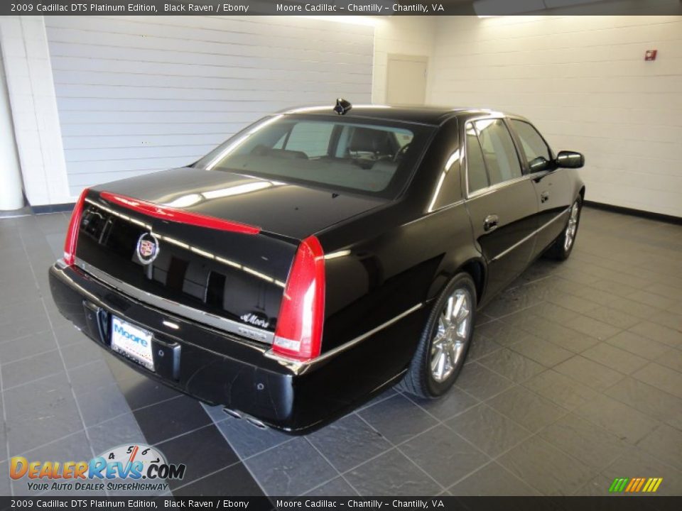 2009 Cadillac DTS Platinum Edition Black Raven / Ebony Photo #7