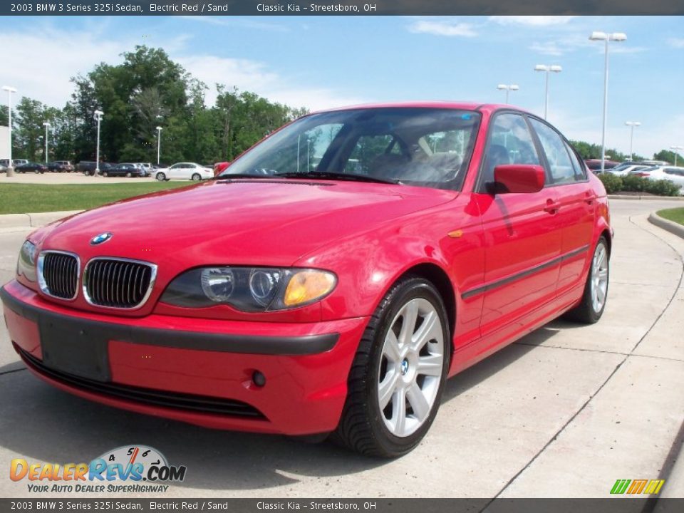 Electric red bmw 3 series #5