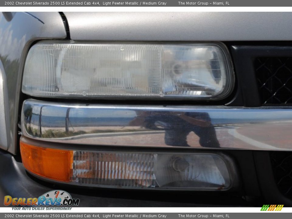 2002 Chevrolet Silverado 2500 LS Extended Cab 4x4 Light Pewter Metallic / Medium Gray Photo #21