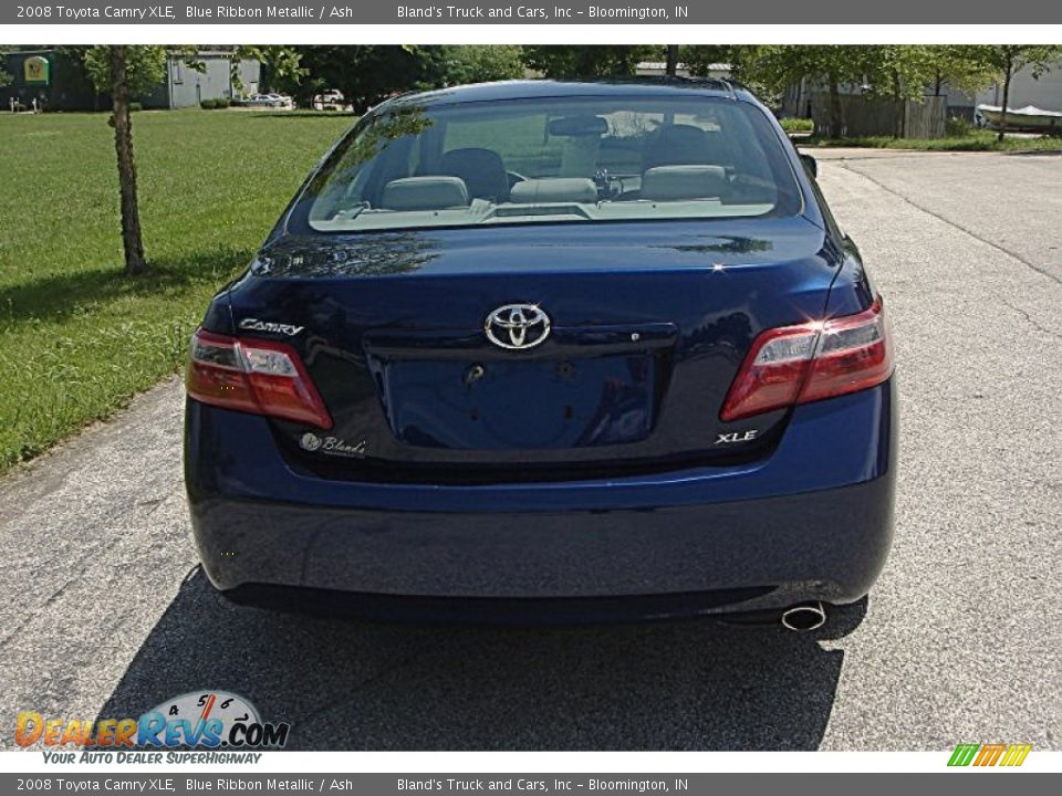 2008 Toyota Camry XLE Blue Ribbon Metallic / Ash Photo #3